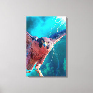 Peregrine Falcon WINGS von MERCURY Canvas Print Leinwanddruck