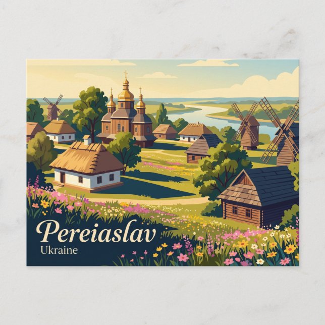 Pereiaslav Ukraine Postkarte (Vorderseite)