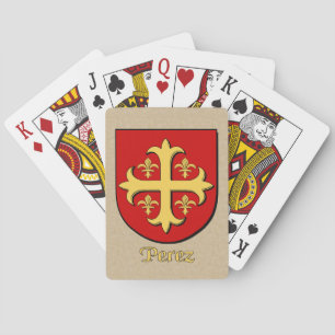 Perez Heraldic Shield Spielkarten