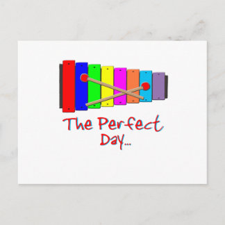 Perfect Day Xylophone Postkarte