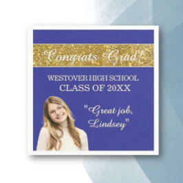Perfect Graduation Congrats  Serviette