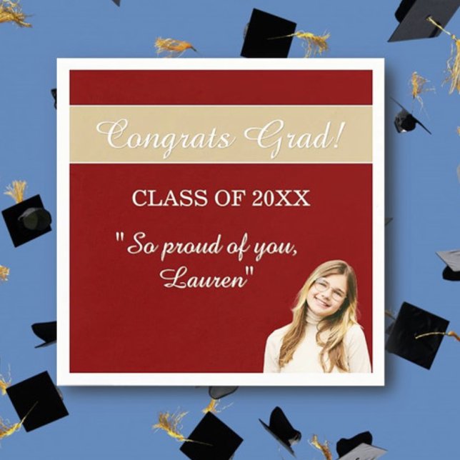 Perfect Graduation Congrats  Serviette (Von Creator hochgeladen)