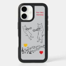 Perfect Harmony Musical Cats – Graues OtterBox-Cas