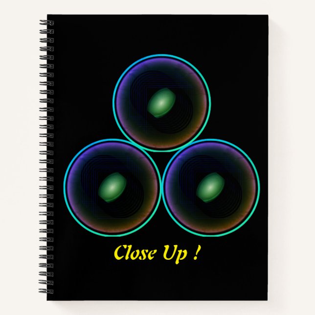 Perfect Journal Stilvolle Spiral Notebook Designs Notizbuch (Vorderseite)