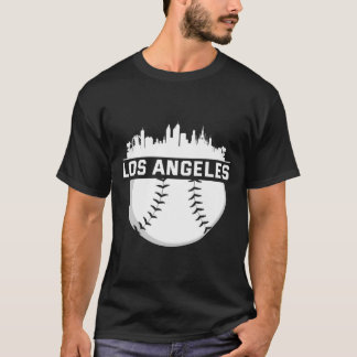 Perfect Los Angeles City Skyline Baseball entwicke T-Shirt