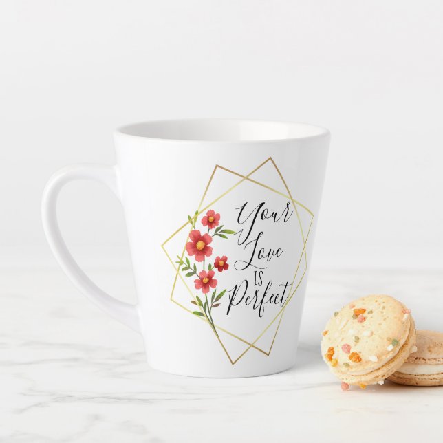 Perfect Love Latte Mug (En situation)