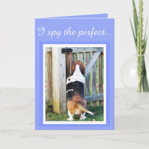 "Perfect Mama" Muttertagskarte mit Basset & Herz Karte