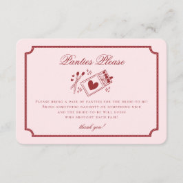 Perfect Match Made in Heaven Pink Panties Please Begleitkarte