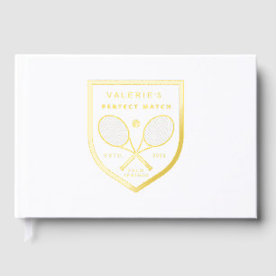 Perfect Match Tennis Bachelorette Foto Gästebuch