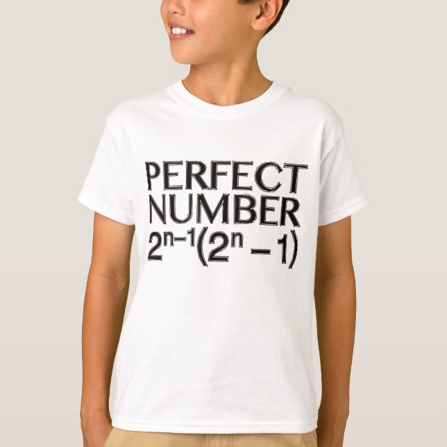 PERFECT_NUMMER T-Shirt (Vorderseite)