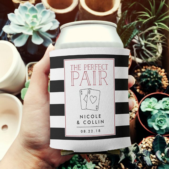 Perfect Pair Las Vegas Gastgeschenk Hochzeit Dosenkühler (Von Creator hochgeladen)