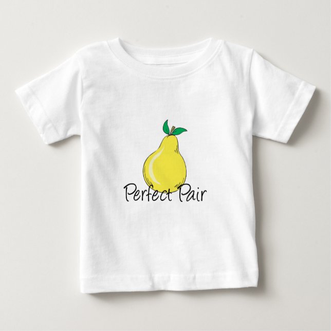 Perfect Pair TWINS Baby T-shirt (Vorderseite)