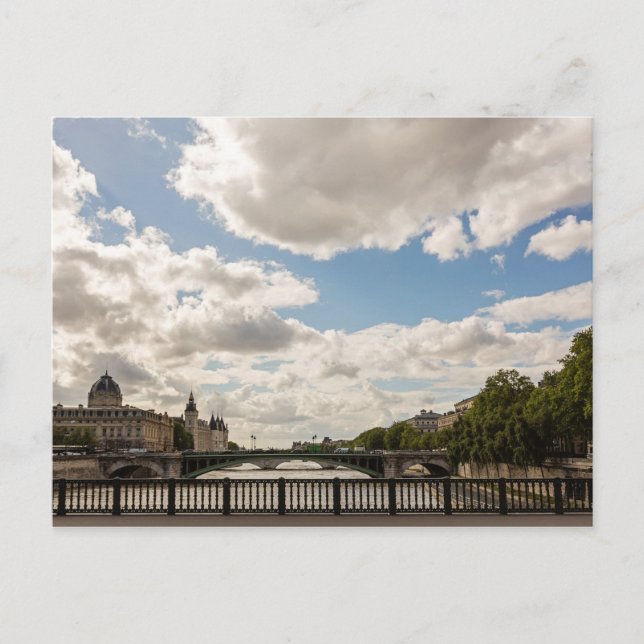 Perfect Paris Skies Foto Postcard Postkarte (Vorderseite)