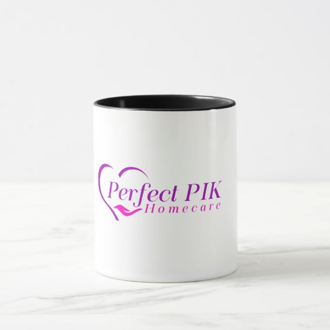 "Perfect Pik Homecare Logo-Tasse - Berufliches Bra Tasse (Zentrum)