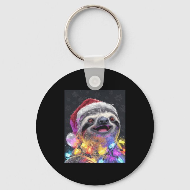 Perfect Sloth Gift Schlüsselanhänger (Vorderseite)
