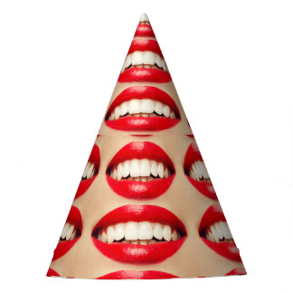 Perfect Smile Femme Fatale Pop Art Partyhütchen
