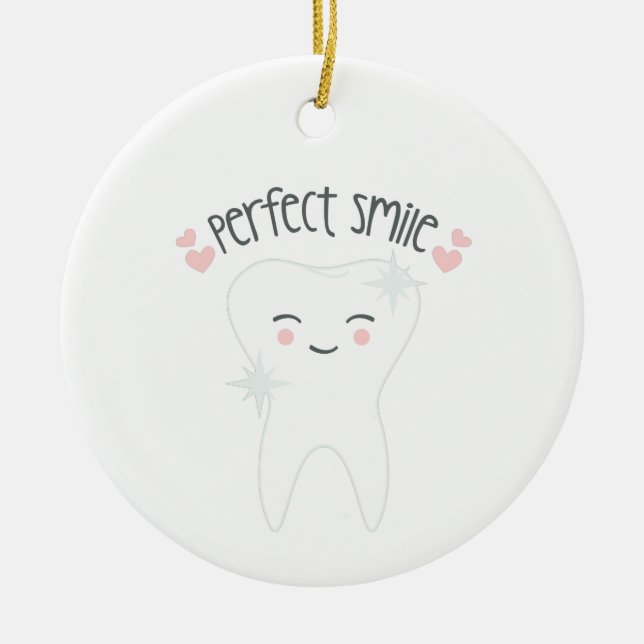 Perfect Smile Keramik Ornament (Vorne)