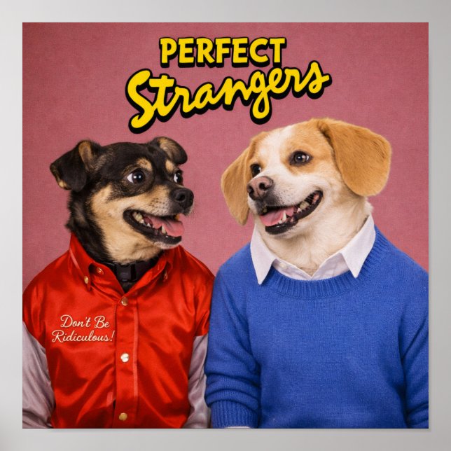 "Perfect Strangers" Poster (Vorne)
