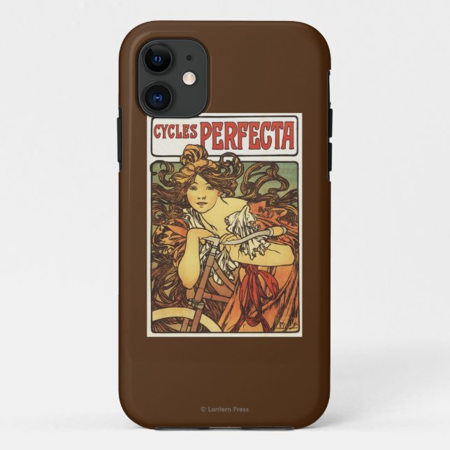 Perfecta Fahrräder mit Frauenwerbung Case-Mate iPhone Hülle (Rückseite)