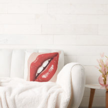 Perfectly Beautiful Lips on a Valentines Day 