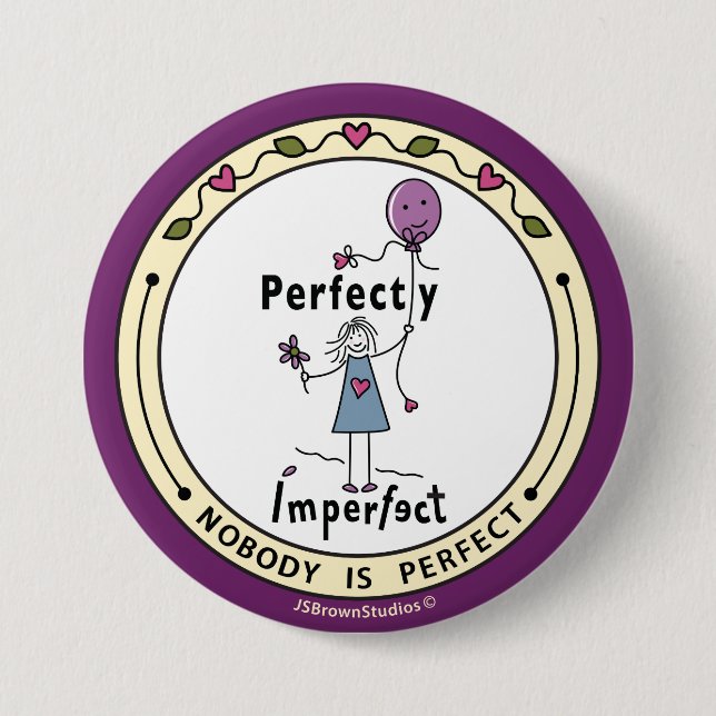 Perfekt 1A_Round Button Button 3" (Vorderseite)