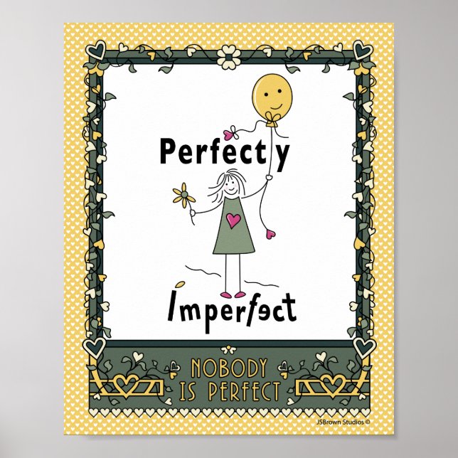 Perfekt 1C_Print 8"x10" Poster (Vorne)