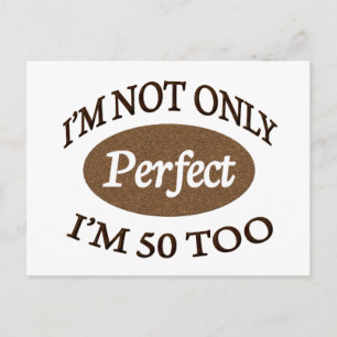 Perfekt 50 Jahre alt Postkarte