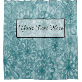 Perfekt aufeinander abgestimmte Blume Duschvorhang