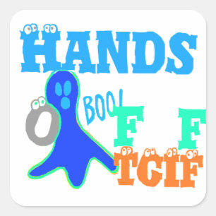 Perfekt Boo! TGIF danke Gott seinen Freitag Hakuna Quadratischer Aufkleber