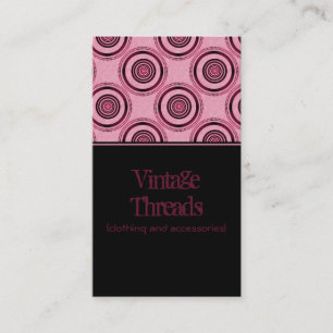 Perfekt Chic Business Card, Magenta Visitenkarte