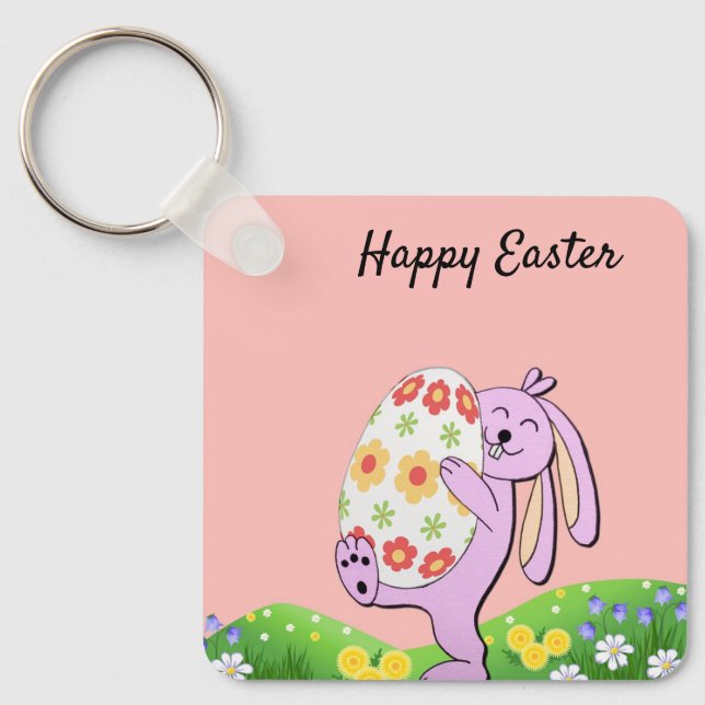 Perfekt, Cool glücklich Ostern, glücklich, sonnig Schlüsselanhänger (Vorderseite)
