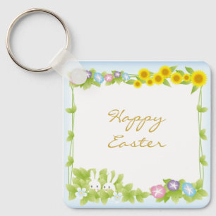 Perfekt, Cool glücklich Ostern, glücklich, sonnig Schlüsselanhänger