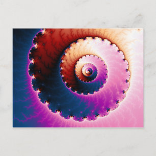 Perfekt - Fraktal Art Postkarte