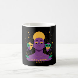 Perfekt für Mardi Gras 2026 Kaffeetasse