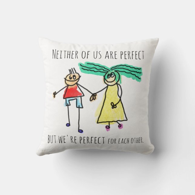 Perfekt für Niedliche Romantik Kissen (Rückseite)