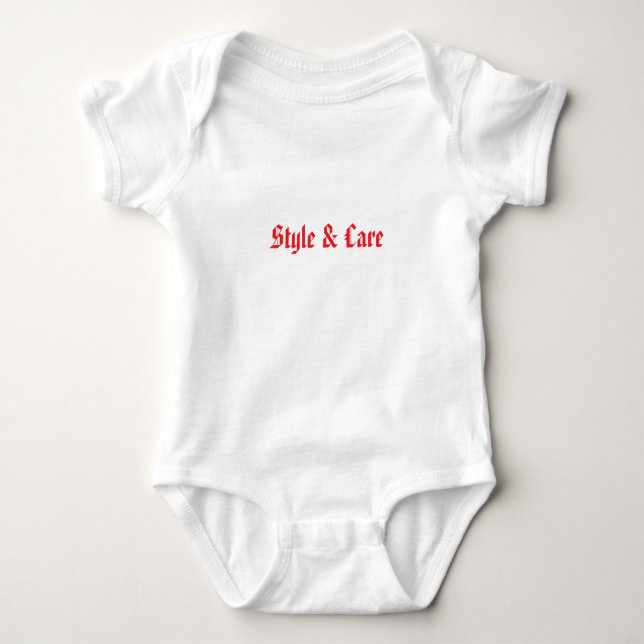 Perfekt für persönliche Designs weiß Baby Strampler (Vorderseite)