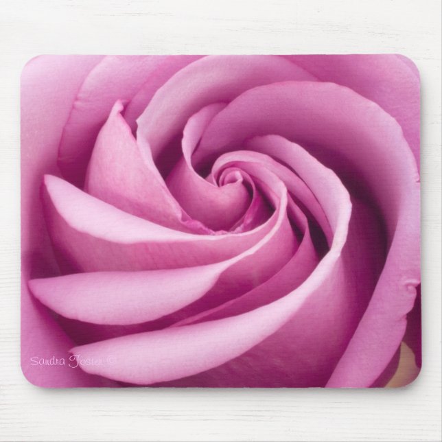 Perfekt geflochtene Rosenmousepad Mousepad (Vorne)
