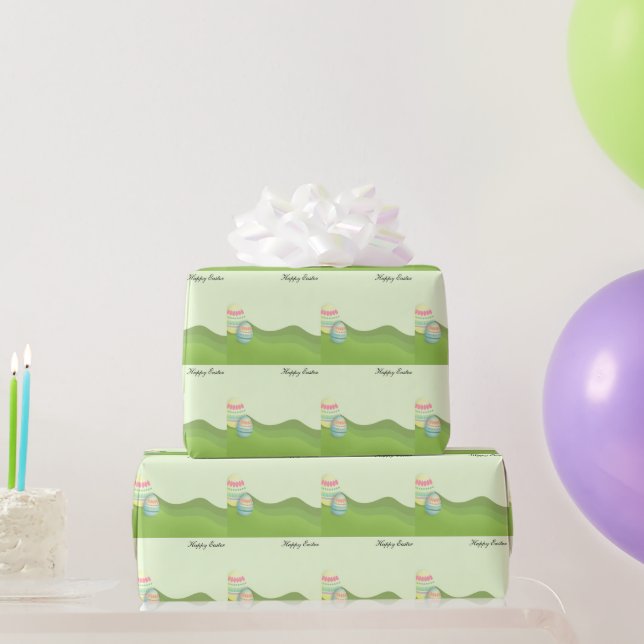 Perfekt glückliche Ostern, Eier Geschenkpapier (Partygeschenke)