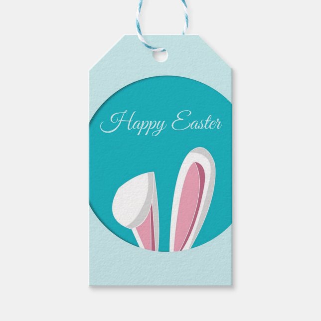 Perfekt glückliche Ostern, sonnig Geschenkanhänger (Vorderseite)