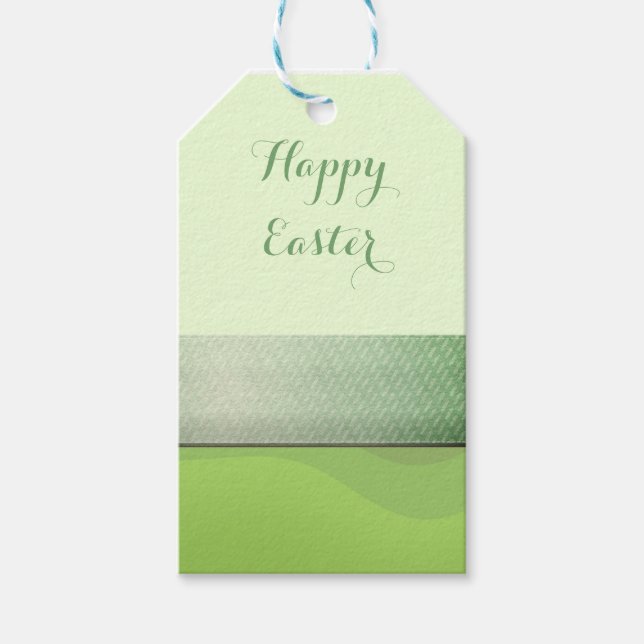 Perfekt glücklicher Ostern Geschenkanhänger (Vorderseite)
