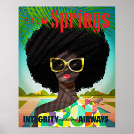Perfekt Palm Springs Klein Poster