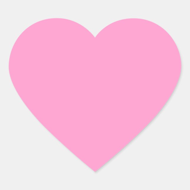 Perfekt rosa Heart Sticker (Vorderseite)