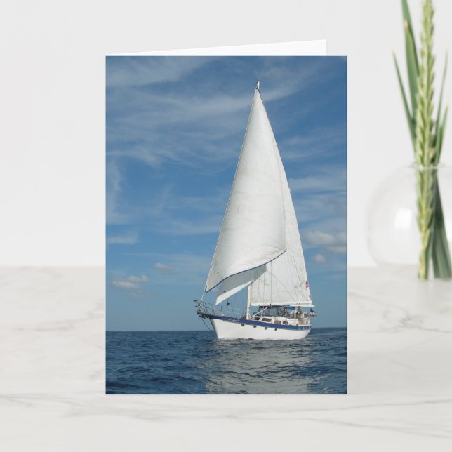 Perfekt Sail Greeting Card Karte (Vorderseite)