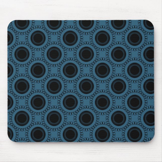 Perfekt schwanke Mousepad, blau Mousepad (Vorne)