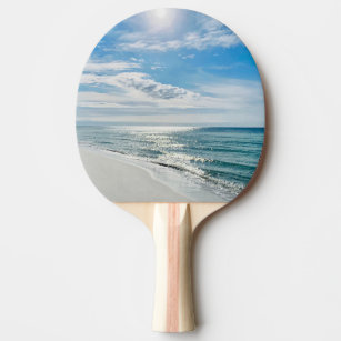 Perfekt Strand Tag mein glücklicher Ort Küste Tischtennis Schläger