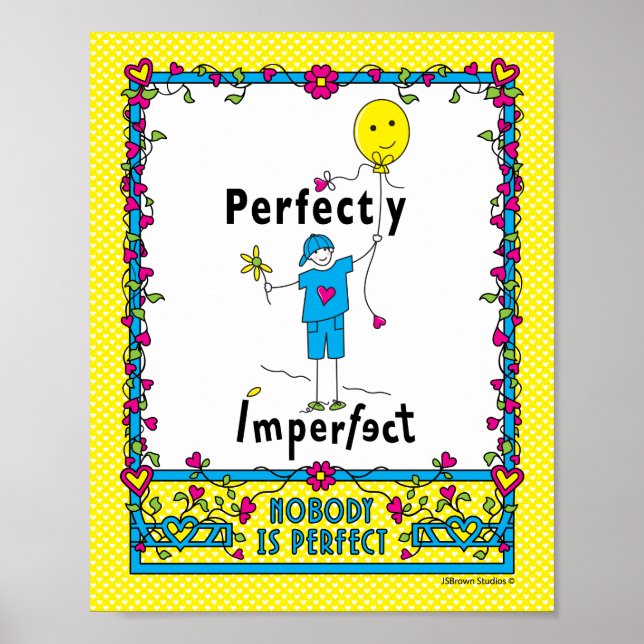 Perfekt unperfekt 2_Print 8"x10" Poster (Vorne)