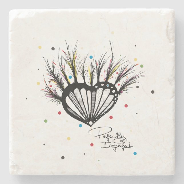 Perfekt unperfekt steinuntersetzer (Vorderseite)