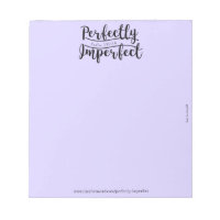 Perfekt unperfektes Notepad