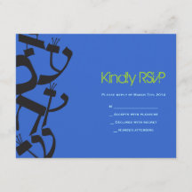 PERFEKTE BILANZ Bar Bat Mitzvah RSVP-Karte