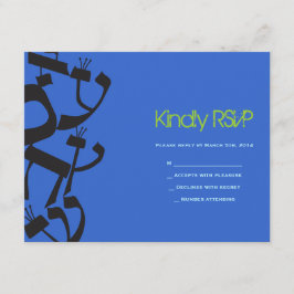 PERFEKTE BILANZ Bar Bat Mitzvah RSVP-Karte RSVP Karte